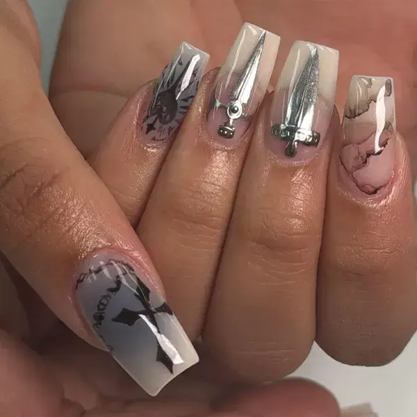 A-List Nails & Beauty Studio comparing nail enhancement options for different lengths, shapes, and finishes