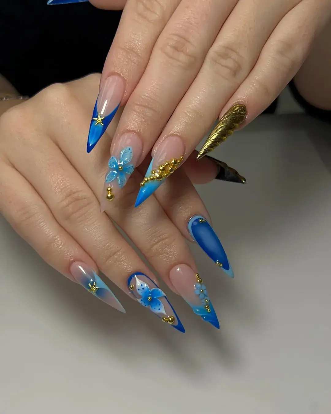 Acrylic ombré nails — best nail salon in Kissimmee FL near Disney World