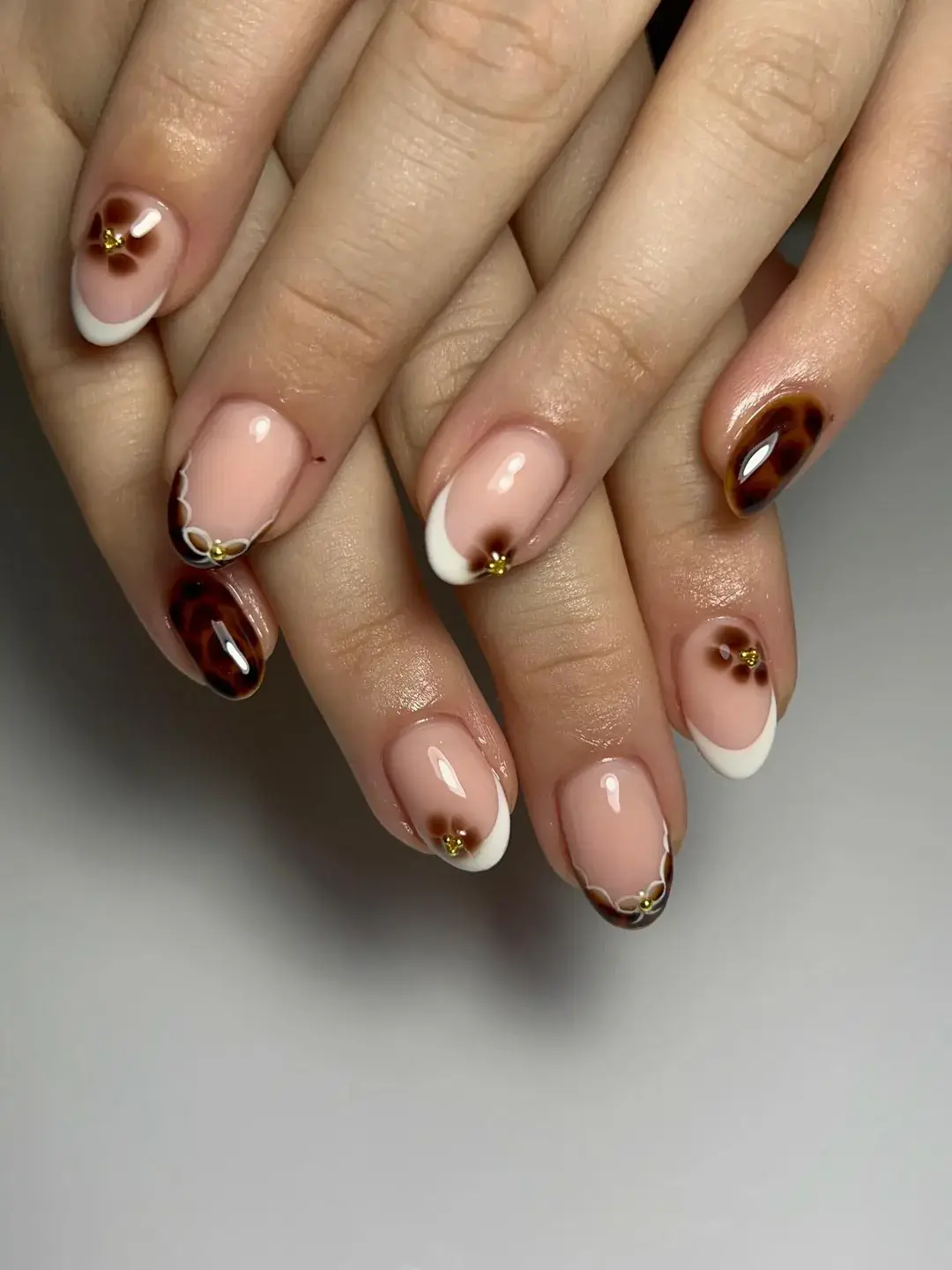 Builder gel almond nails near Disney World Kissimmee FL