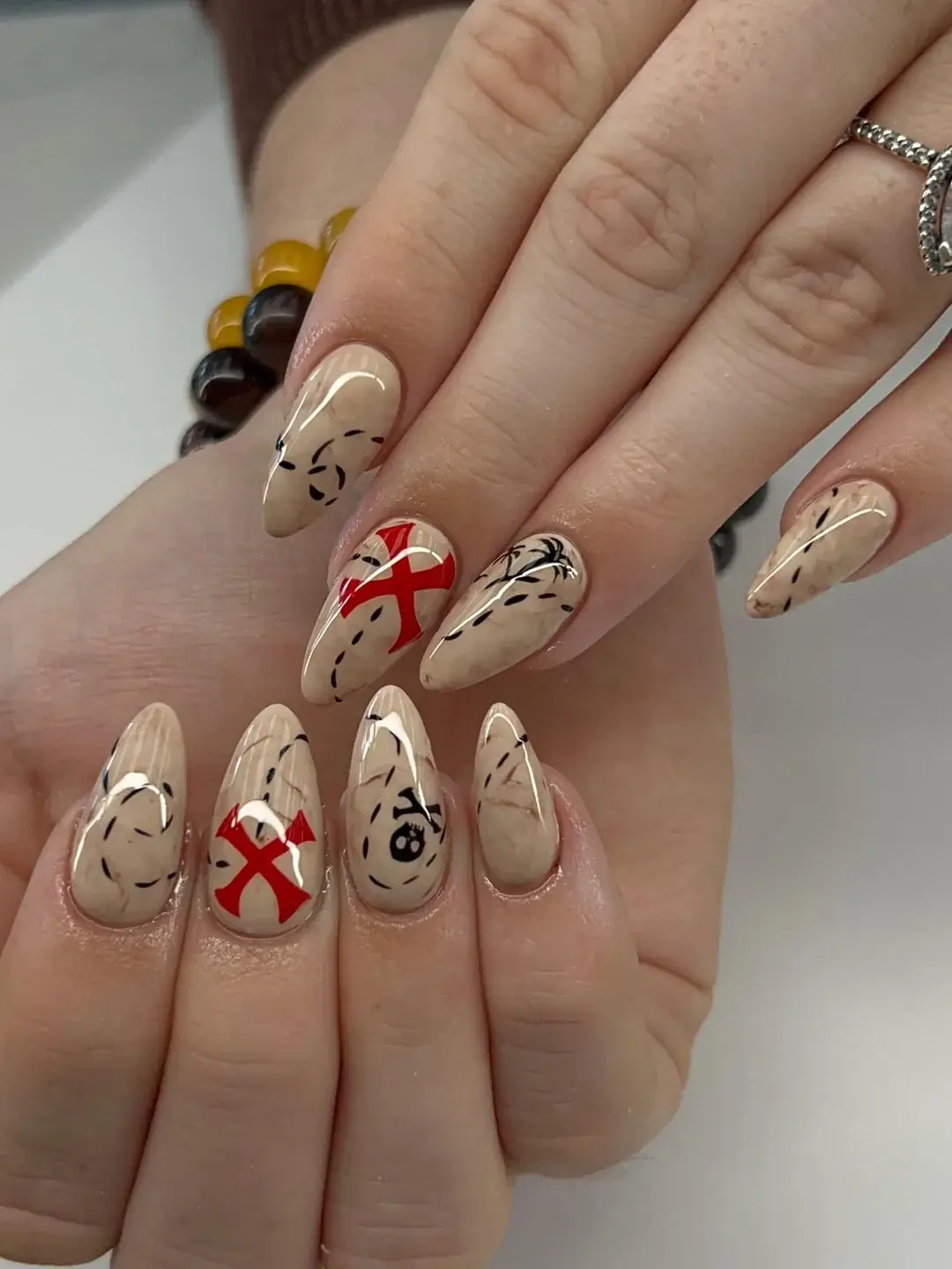 Builder gel French nails at A-List Nails & Spa Kissimmee