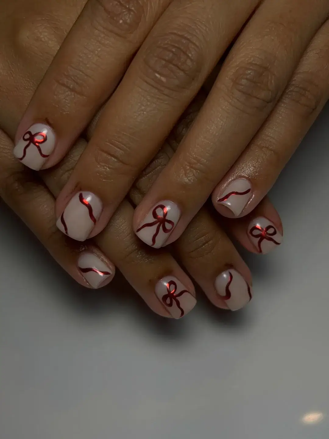 Classic manicure at A-List Nails Kissimmee