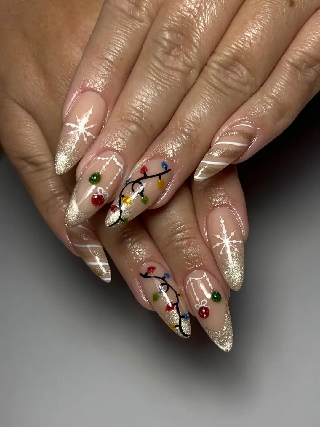 Gel pedicure at A-List Nails Kissimmee