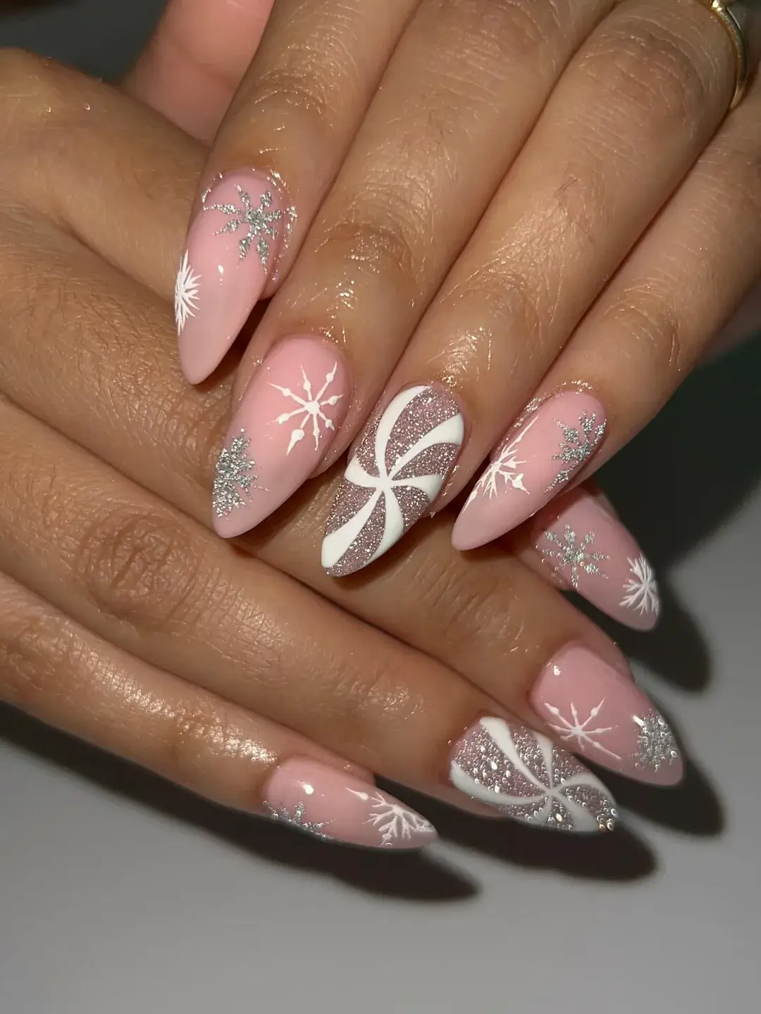 Gel-X nude nails at A-List Nails Kissimmee