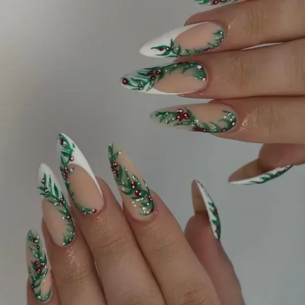 Christmas Holly Berry at A-List Nails & Spa Kissimmee