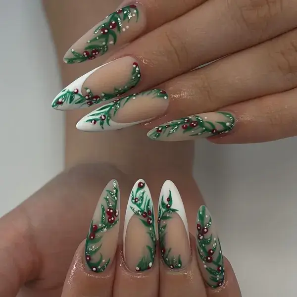 Christmas Holly Berry II at A-List Nails & Spa Kissimmee