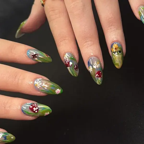 Custom Frog Character II at A-List Nails & Spa Kissimmee