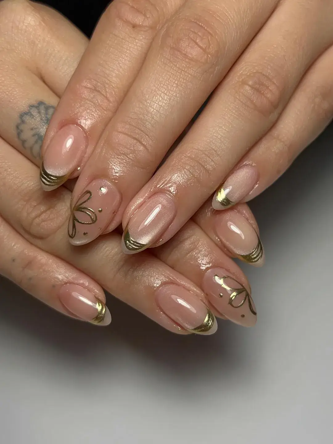 Marble nail art at A-List Nails & Spa Kissimmee
