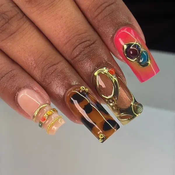 Tortoise Gemstone II at A-List Nails & Spa Kissimmee