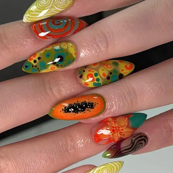 Tropical Botanical at A-List Nails & Spa Kissimmee