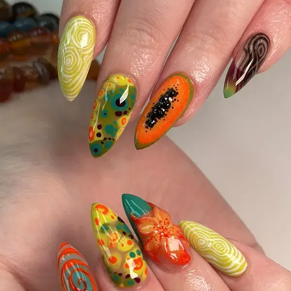 Tropical Botanical II at A-List Nails & Spa Kissimmee